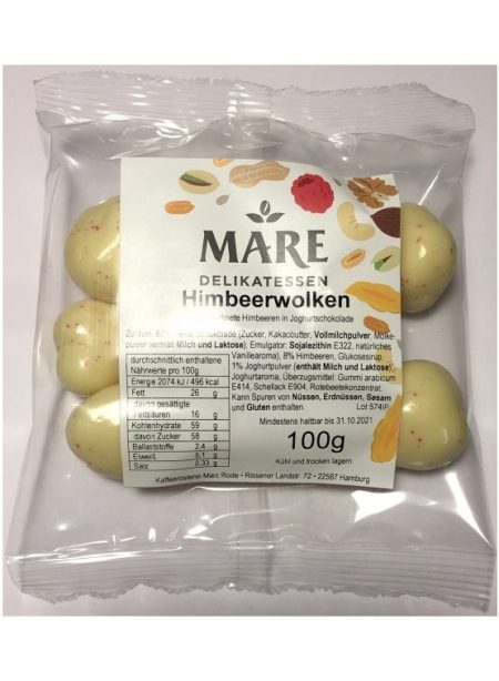 Mare Delikatessen Himbeerwolken, 100g