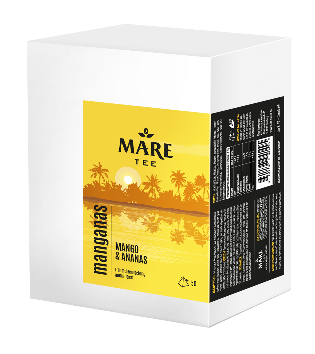 MANGANAS Mango & Ananas Früchteteemischung aromatisiert