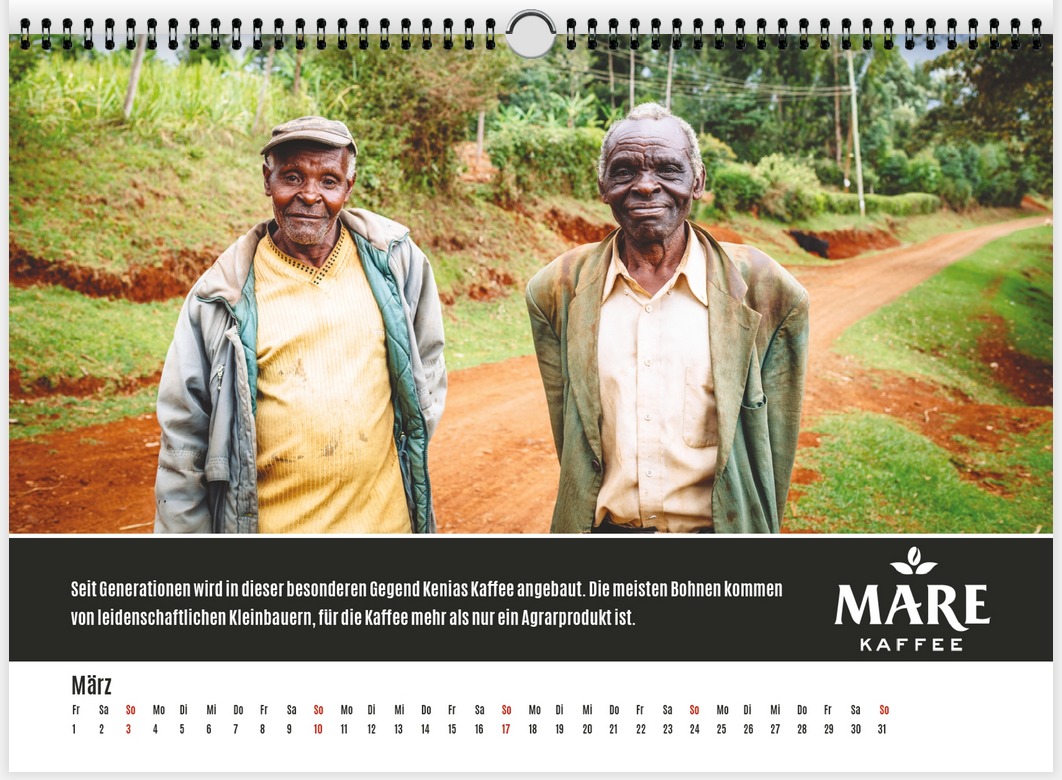 Mare Kaffee Kalender März 2019